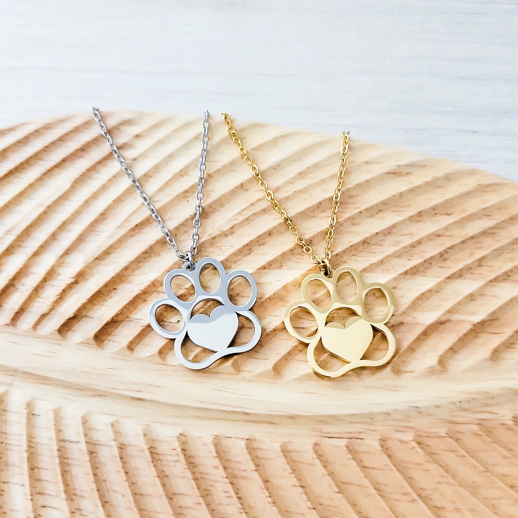 Paw Print Necklace
