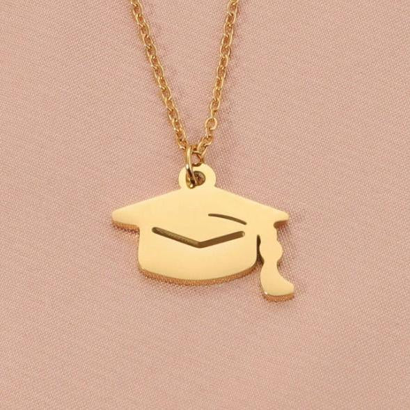 Graduation Cap Pendant Necklace