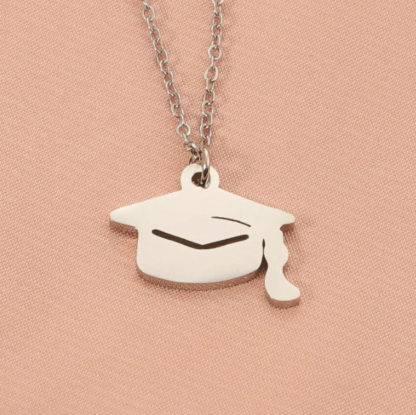 Graduation Cap Pendant Necklace