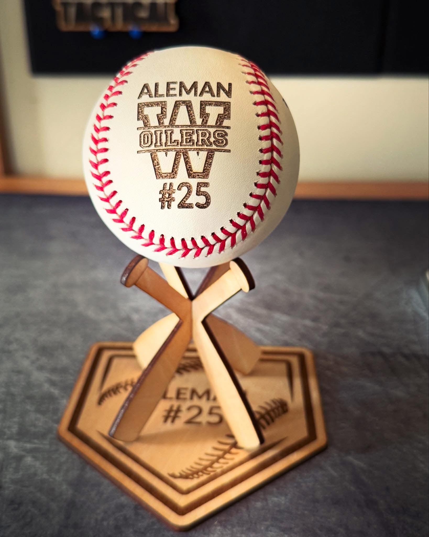 Engraved Baseball