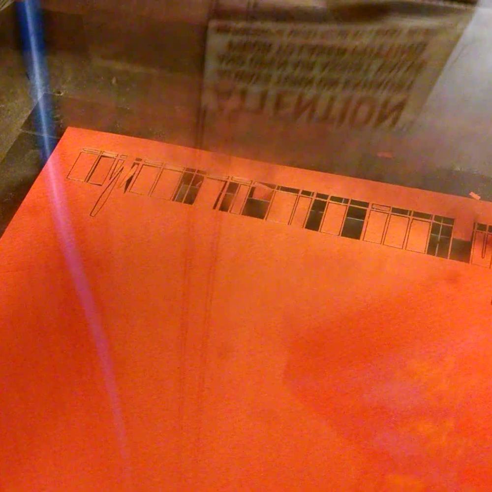 Demo: laser-cut wood map